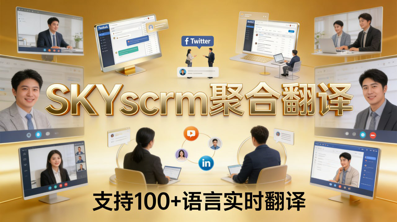 SKYscrm_聚合翻译|跨境沟通一站式解决方案 图1 SKYscrm_聚合翻译|跨境沟通一站式解决方案 图1