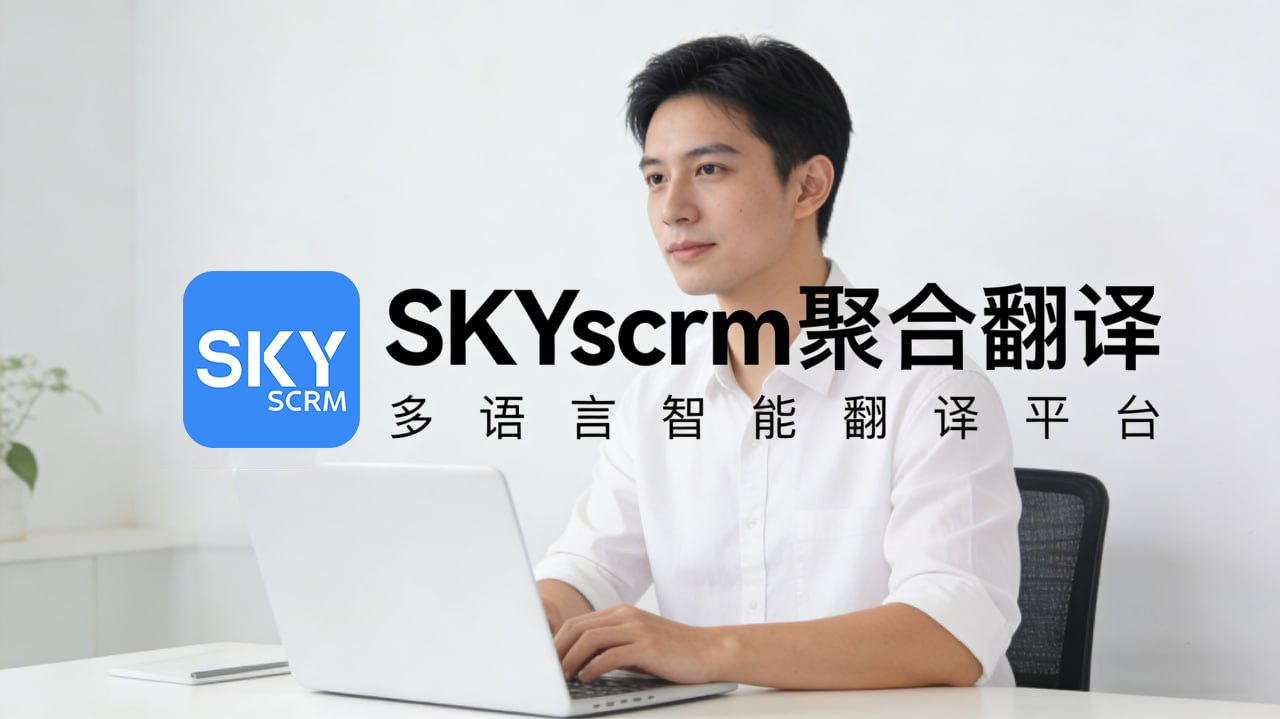 支持_50_+_语种实时互译_SKYscrm_聚合翻译构建全球化底座 图1 支持_50_+_语种实时互译_SKYscrm_聚合翻译构建全球化底座 图1