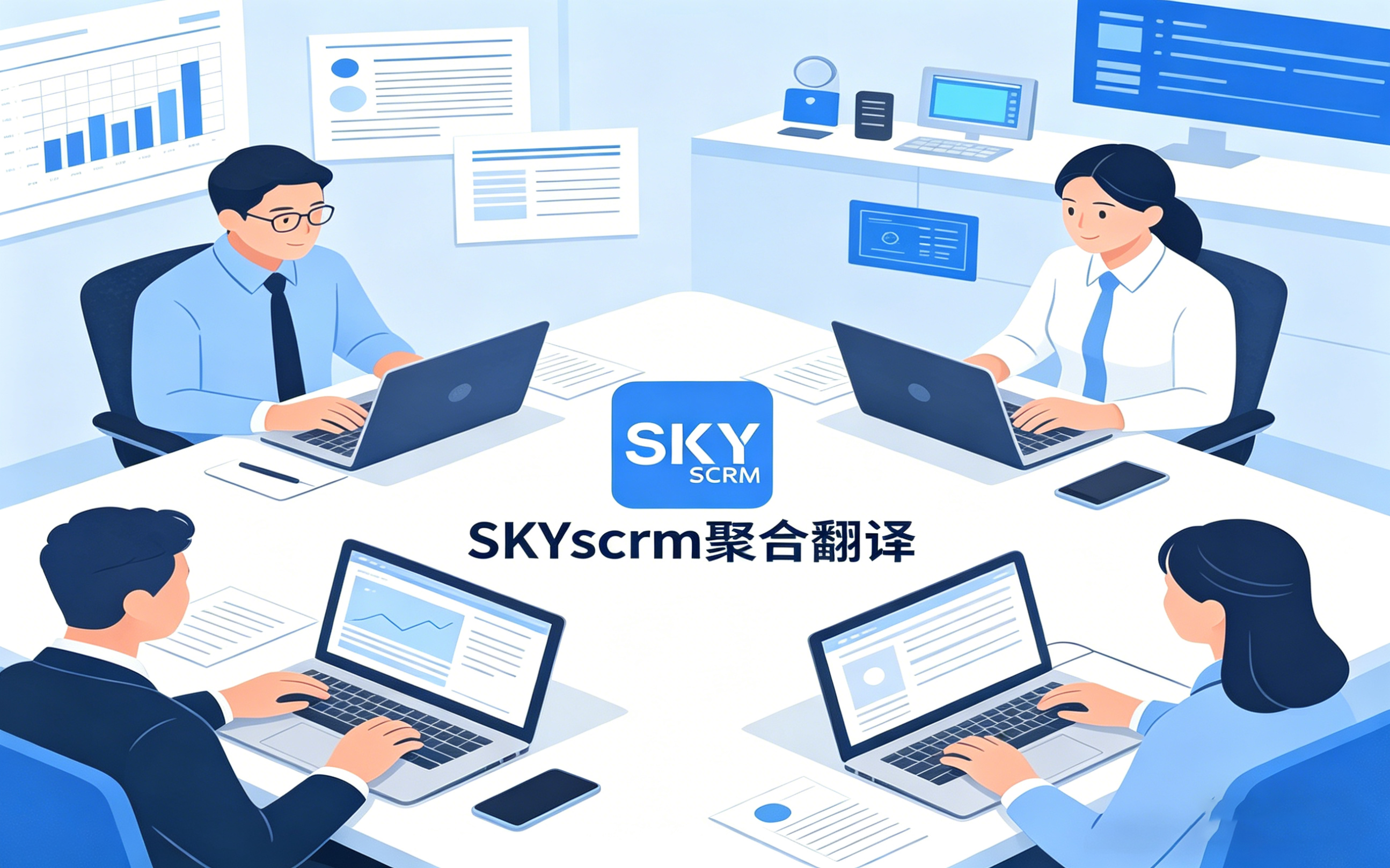 SKYscrm 聚合翻译｜Facebook Messenger、Zalo 多语言一键翻译