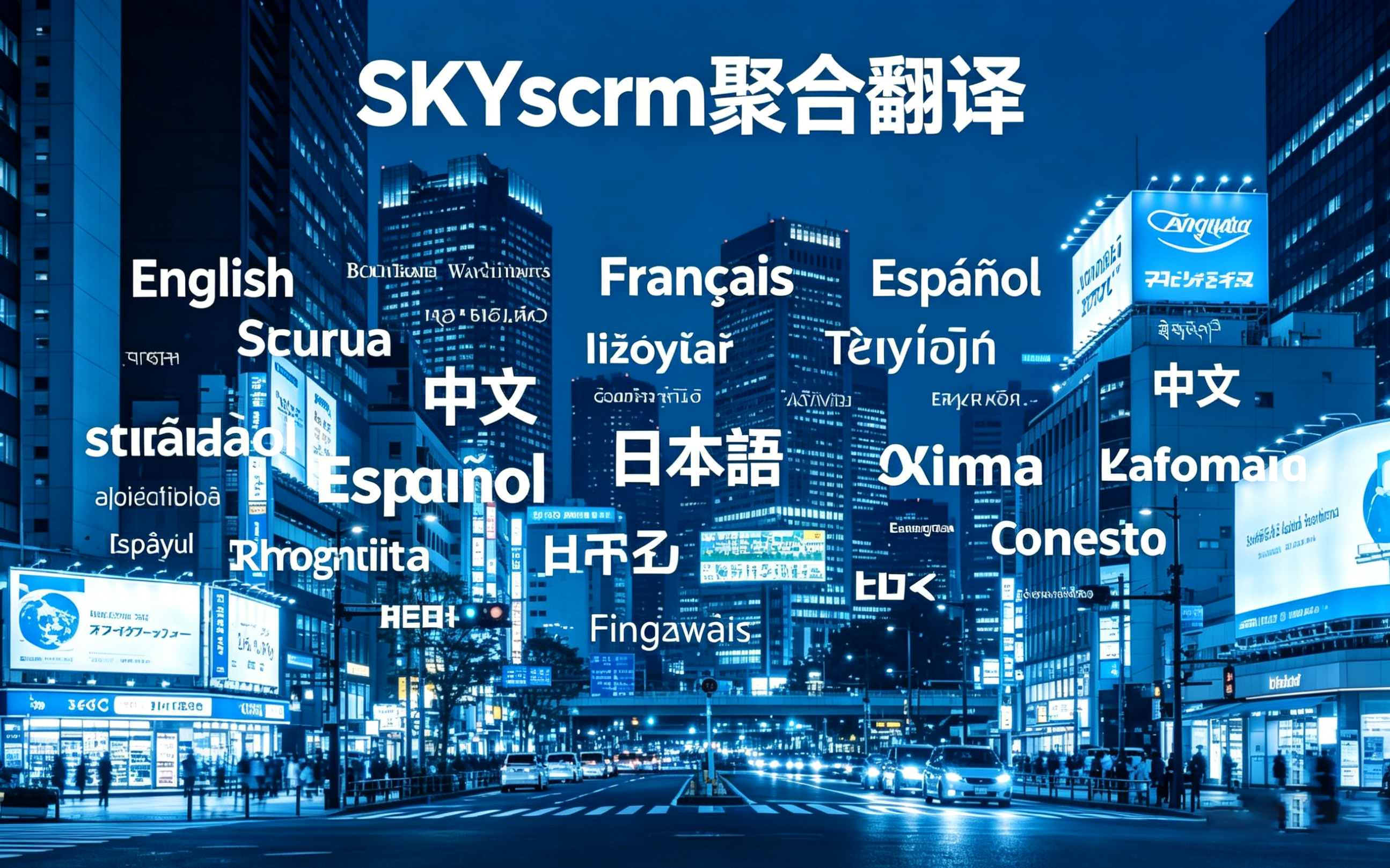 SKYscrm 聚合翻译_全渠道 AI 智能翻译_企业出海跨境沟通解决方案