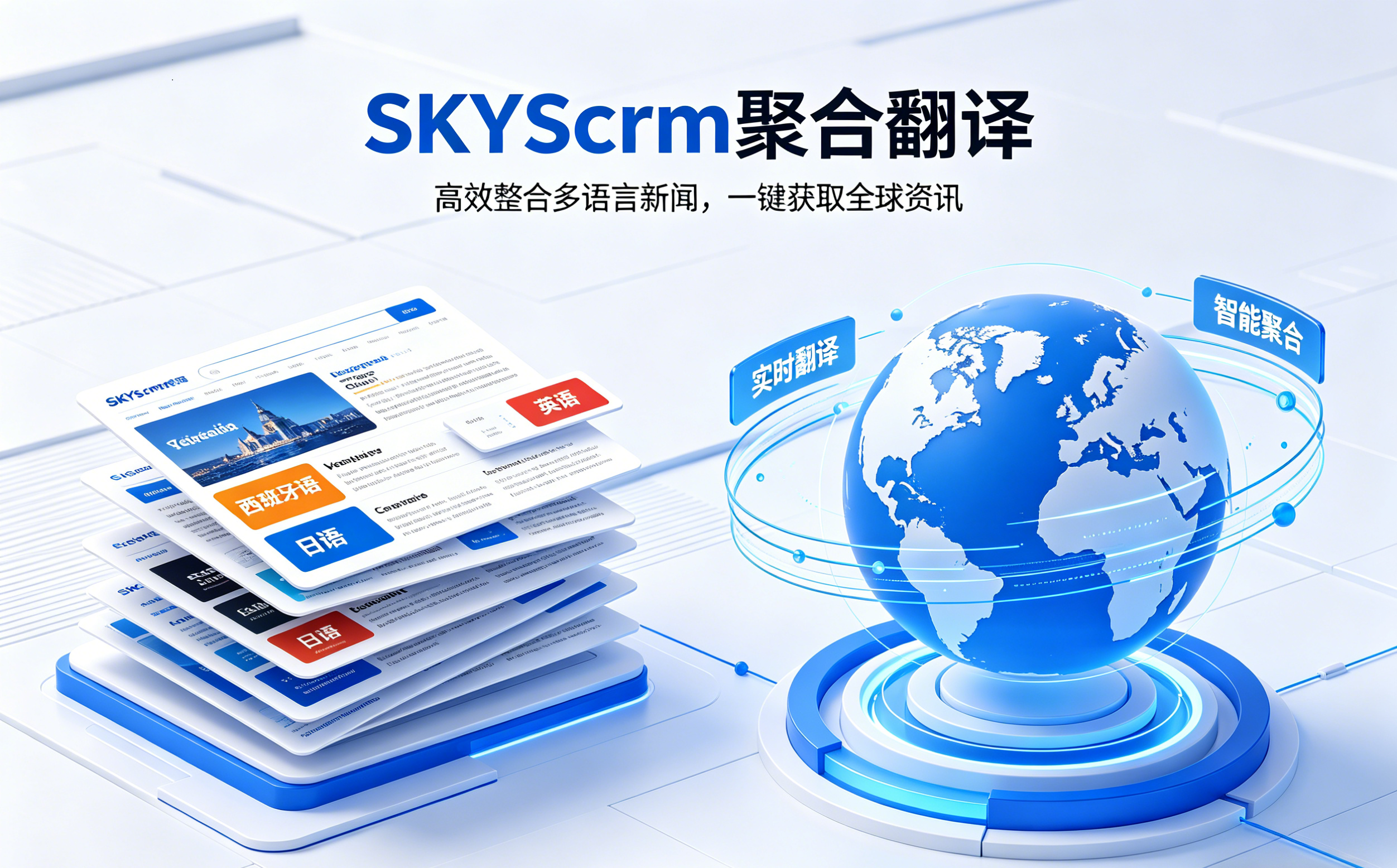 SKYscrm聚合翻译正式上线_一站式破解跨境沟通语言壁垒 图1