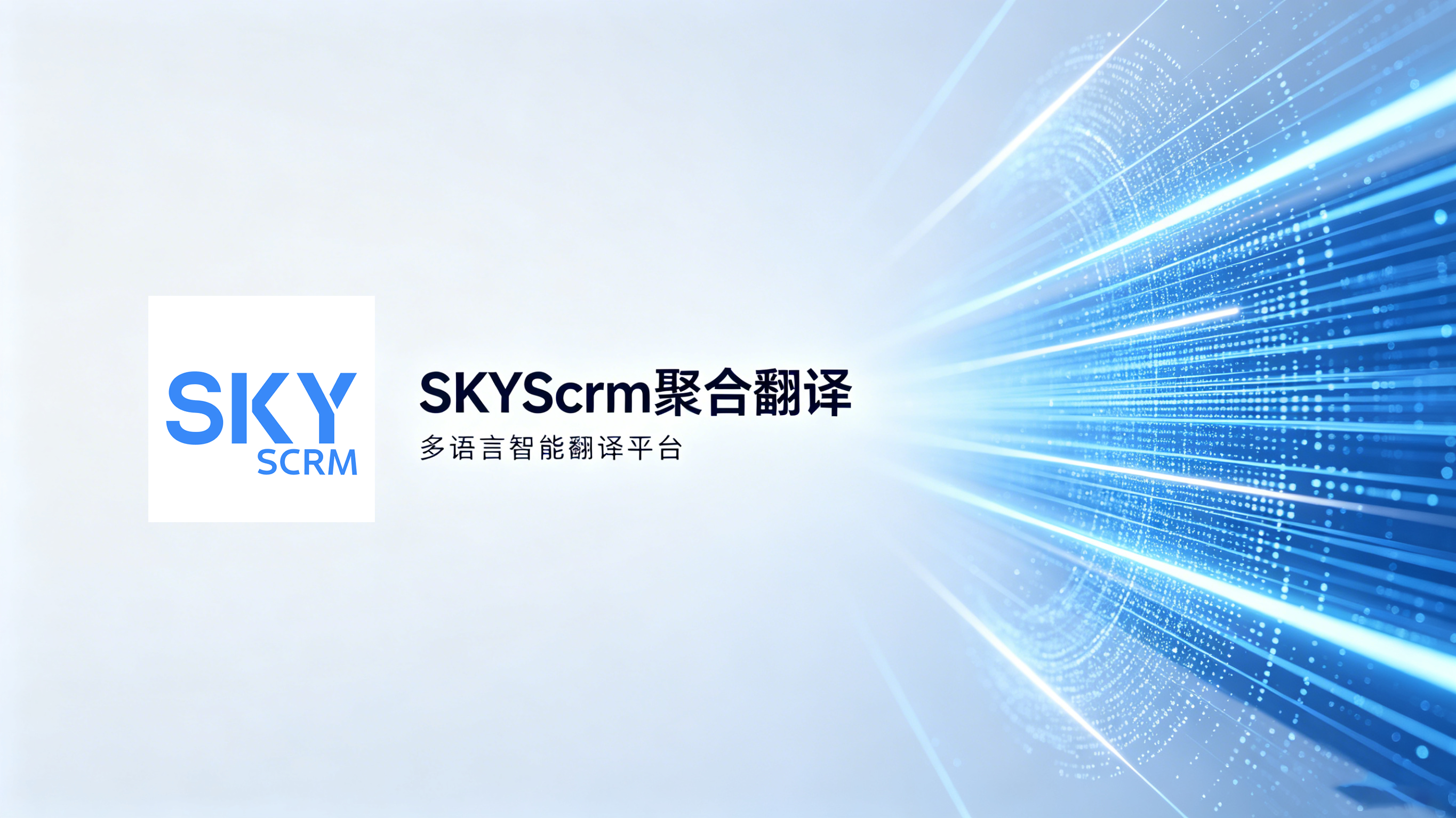 颠覆传统翻译模式 SKYscrm 聚合翻译才是真正王者