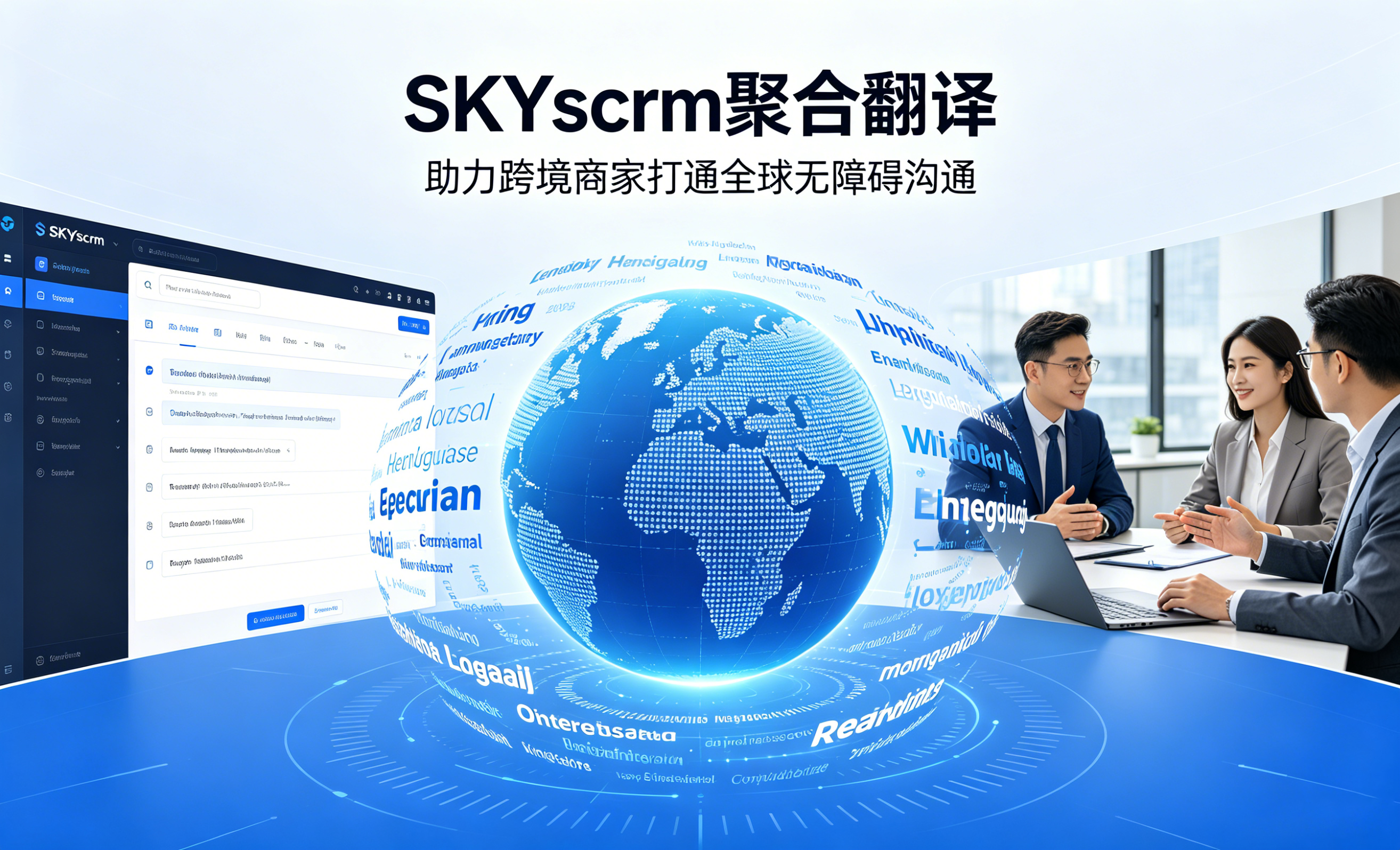 2026 新版 SKYscrm，一站式多语种聚合翻译