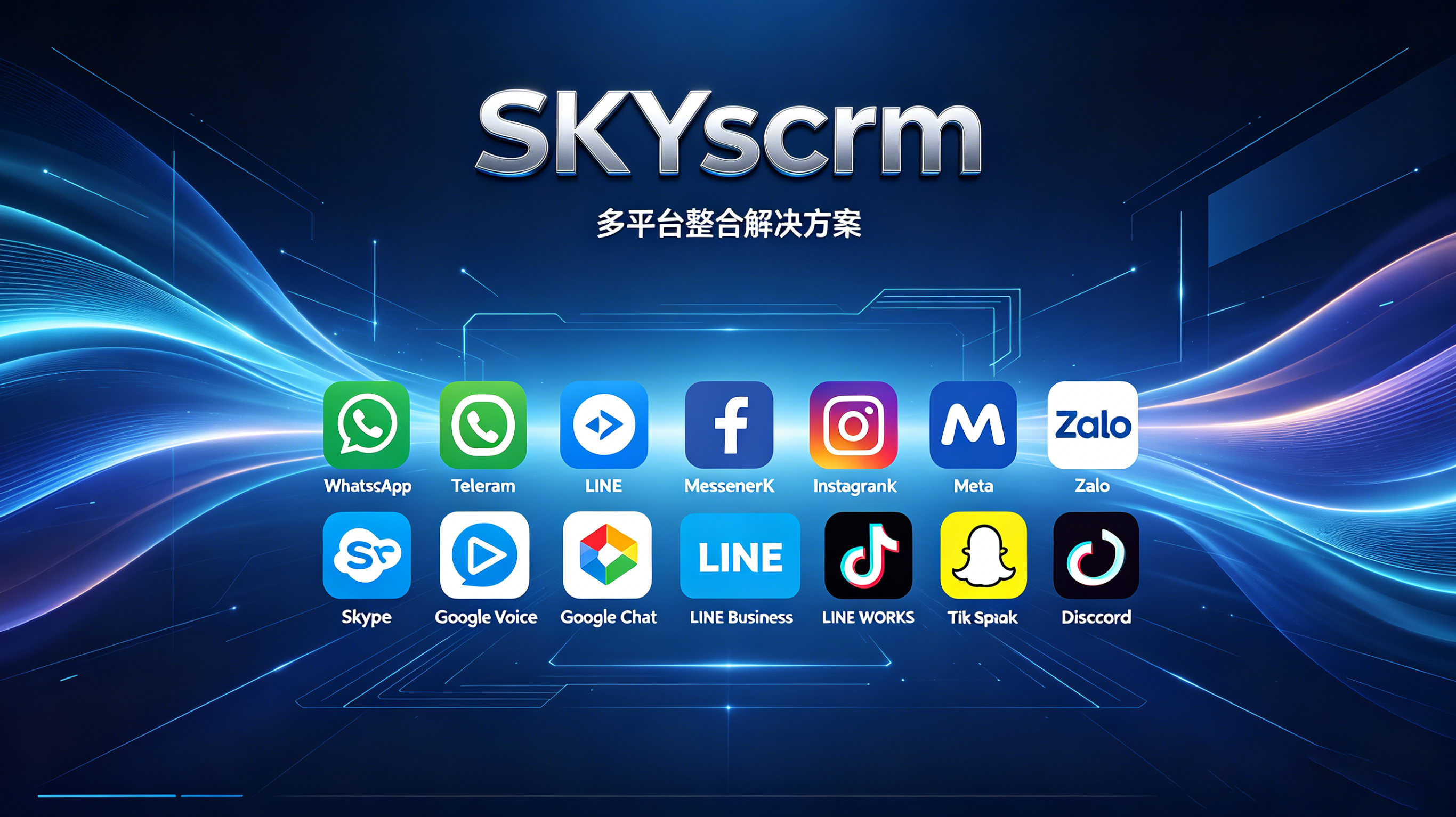 出海企业如何高效地管理多平台多账号信息？SKYscrm轻松搞定！