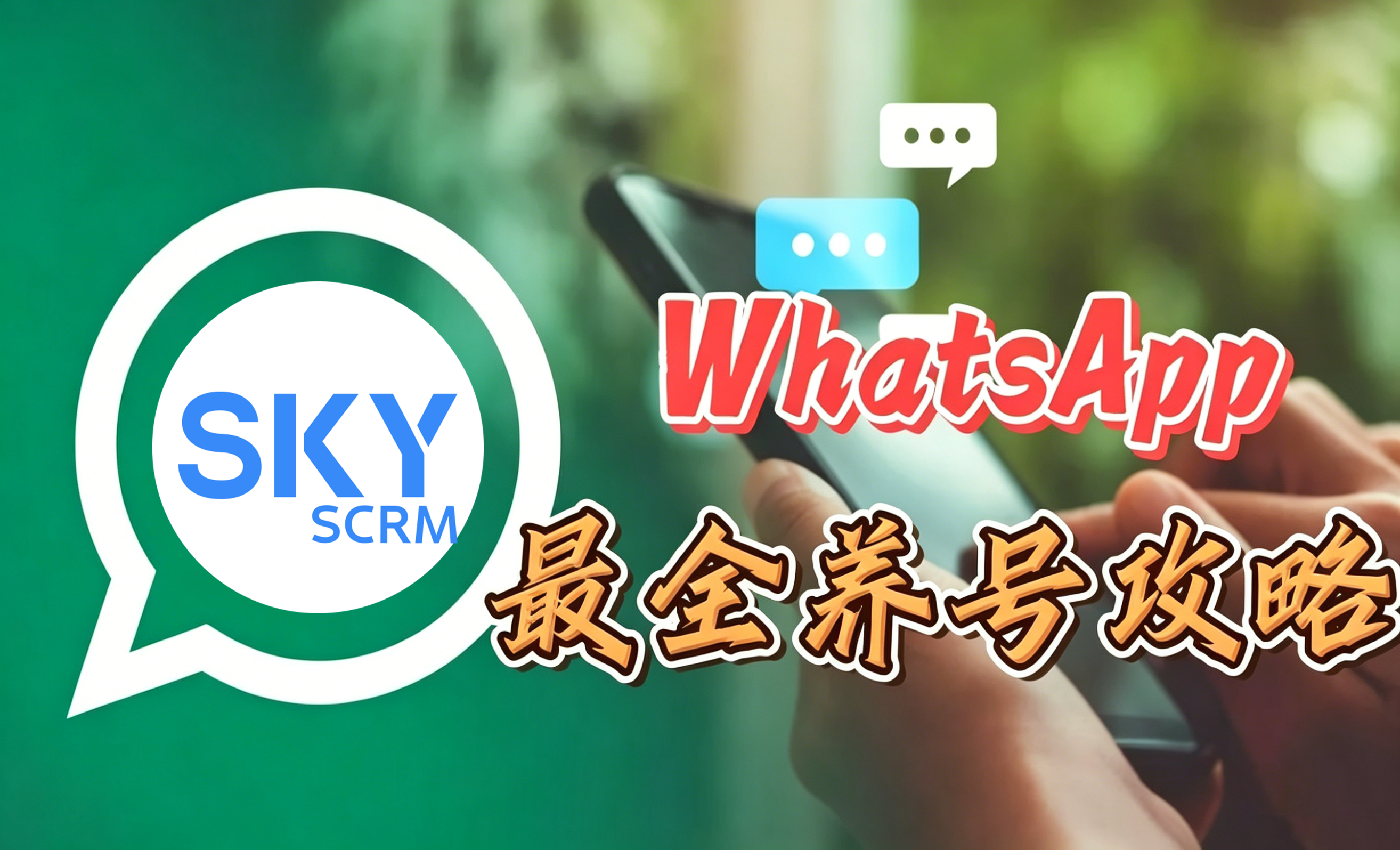 在SKYscrm使用WhatsApp养号：如何在风控机制下科学养号？