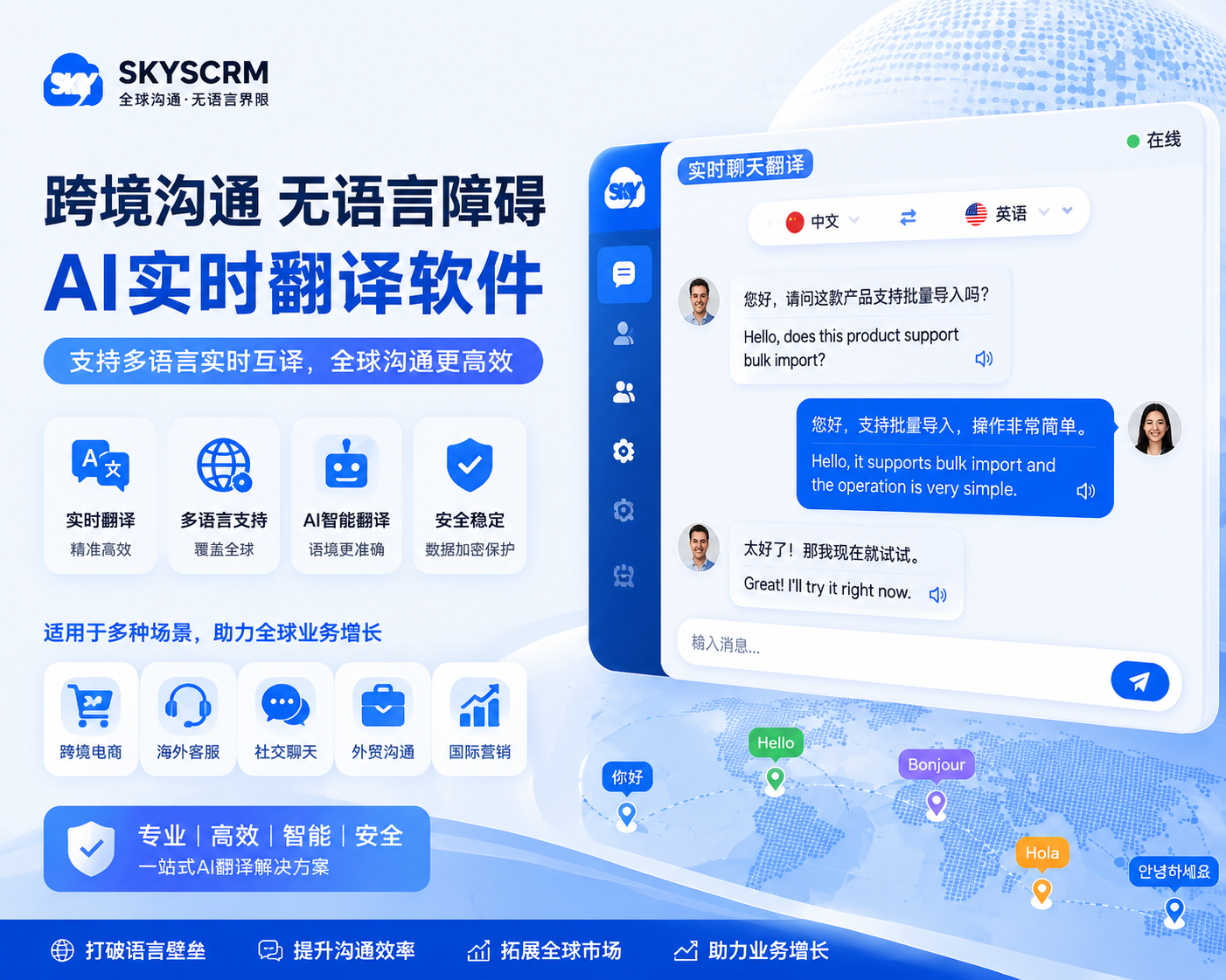 2026年最佳跨境翻译软件：人工智能翻译如何帮助全球企业更好地沟通